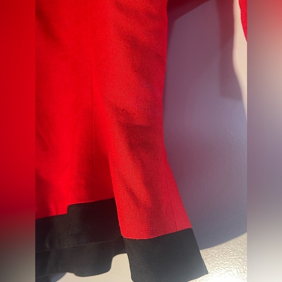 Gorgeous VINTAGE 70s Chairman of the Board by PSI Red Blouse with Shoulder Pads - Picture 12 of 16